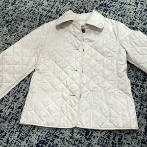 Burberry girls quilted jacket